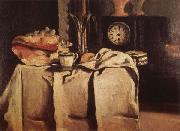 Paul Cezanne The Black Clock Spain oil painting reproduction